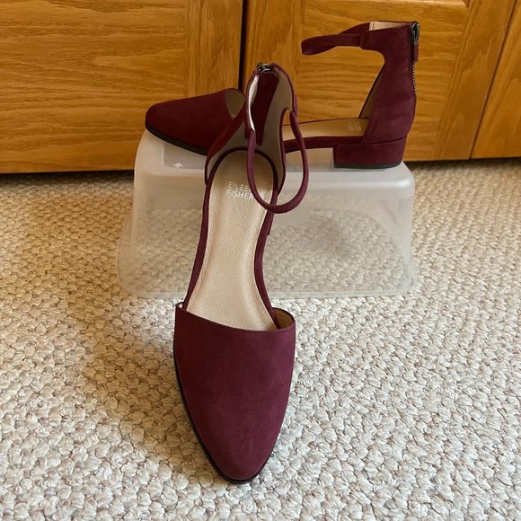 EILEEN FISHER - Hutton Ankle Strap Shoe - NEW, no Box - Picture 1 of 9